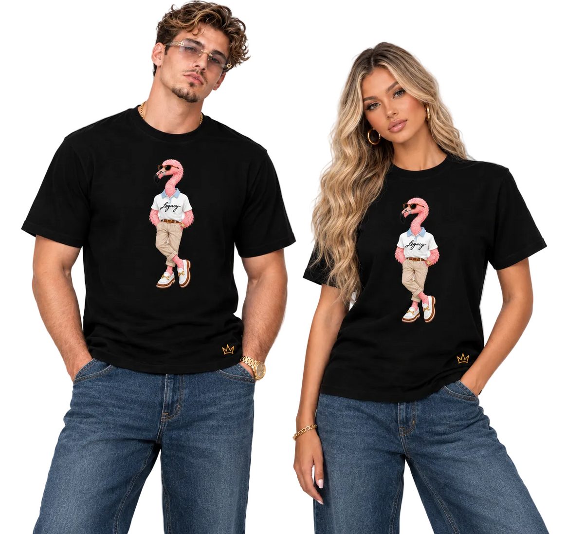 Brunchin’ Flamingo Tee